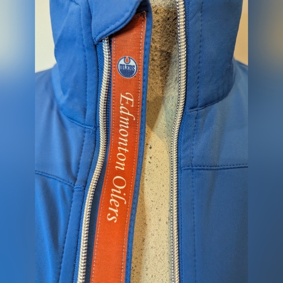 Oilers Womens Blue Long Sleeve Track Jacket Size L NWOT - Picture 4 of 14